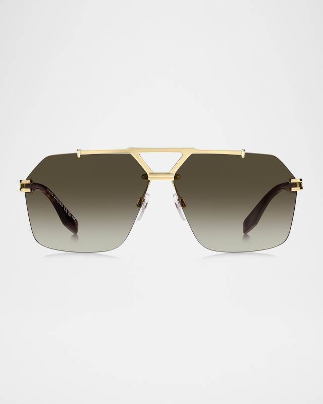 Marc 837S Titanium Rectangular Sunglasses